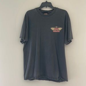 Harley Davidson mens t shirt. Charcoal grey. Size large.